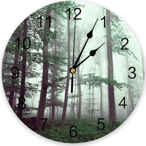 Autumn Woods Mysterious Fog