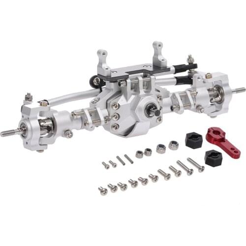 Alloy Front Rear Axle RC Bridge Axle RC Spare Parts for Axial SCX10 II 90046 90047 RC Crawler Truck