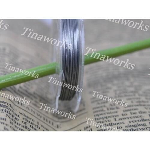 Sales promotion!!! 10Rolls Size 0.38mm Tiger Tail Beading Wire Accu Flex Beading Wire 10meters/roll