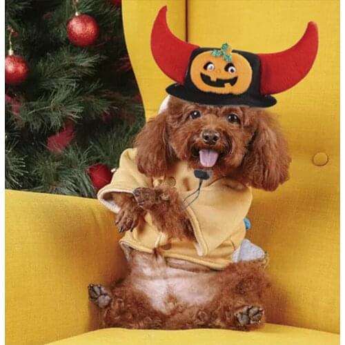 Halloween Dog Hat, Pet Cat Elk Angle Cap, Decorative Snowman Old Man Cow Christmas Lace-up Hat Headwear 2020 New