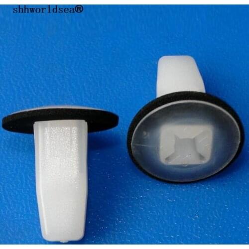 Shhworldsea 100pcs car clip& fastener Front Bumper Retaining Grommet for Hyundai#86910-21010