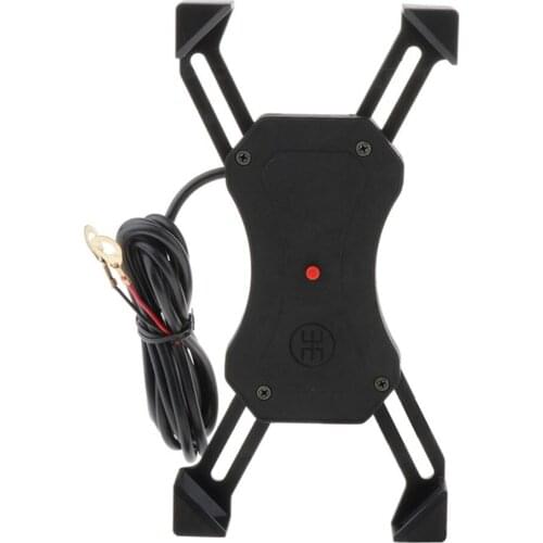 Universal Motorcycle Bike Handlebar Mount Holder Charger for Smart Phone