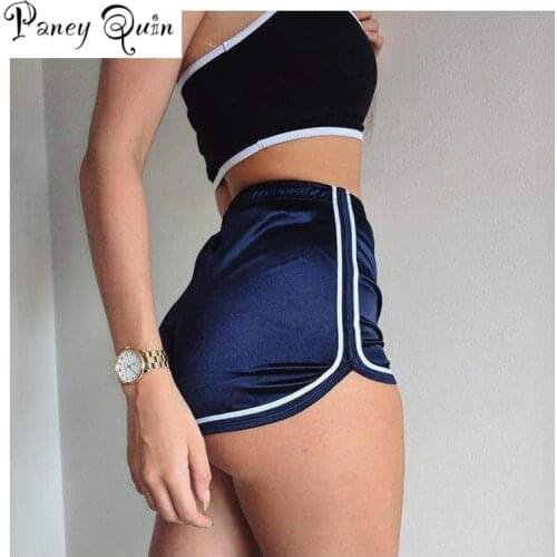 Women SEXY Shorts Summer Slim Beach Casual White Edge Waist fitness Shorts women skinny sexy shorts feminino