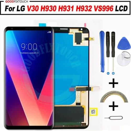 6.0" tested ok For LG V30 H930 H931 H932 VS996 LCD Display Touch Screen Assembly Replacement For LG V30 LCD 2880x1440
