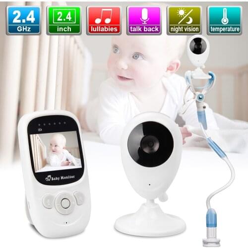 2.4Inch Baby Sister Wireless Video Monitor With Camera Night Vision Two-way Talk Baby Nanny Lcd Security Camera Monitor