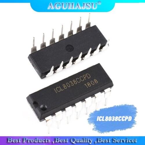 5PCS ICL8038CCPD DIP14 ICL8038 DIP Precision Waveform Generator/Voltage Controlled Oscillator new and original IC