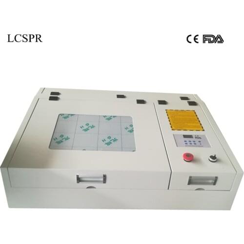 50w laser engraver and cutter with white machine shell and M2 control panel