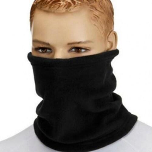 75% Discounts Hot! Solid Color Outdoor Cycling Sport Warm Face Mask Neck Gaiter Balaclava Scarf Hat