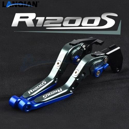 For BMW R1200S Motorcycle Aluminum Adjustable Extendable Foldable Brake Clutch Levers R 1200 S R1200S 2006 2007 2008 Accessories