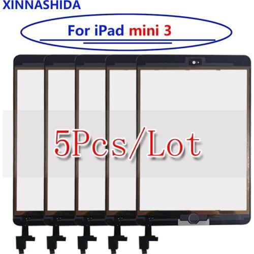 For iPad Mini 3 Touch Glass Screen Digitizer + IC Conector For iPad mini 3 A1599 A1600 A1601