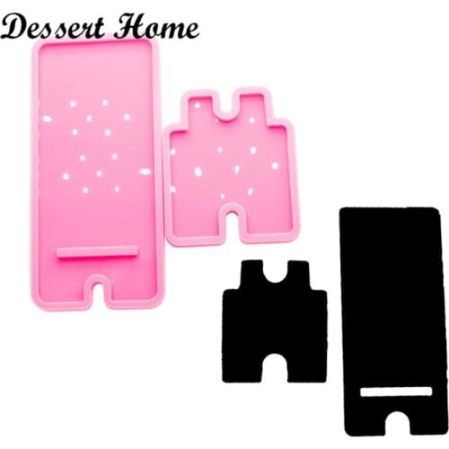 DY0319 DIY Cat Phone stand epoxy resin molds silicone mold for keychains Jewelry Making Accessories Tools