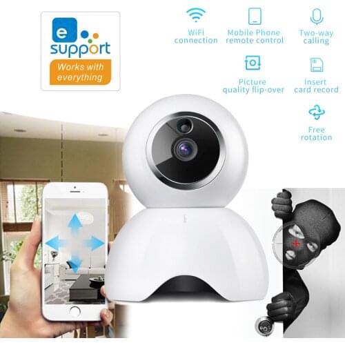 Camera Smart IOT HD Camera Reomotely Viewing 720P One Million Pixel IP Camera Desktop Placement Home Security Phone Control
