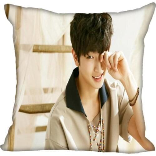 Korea-Pop 2AM Printing Square silk Satin Pillowcases 35x35cm,40x40cm One Side Printed Customize your image gift