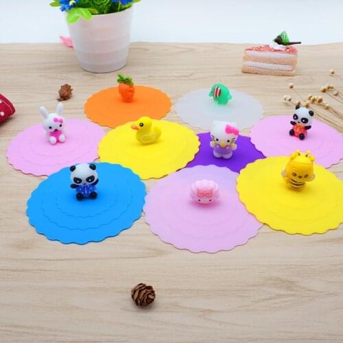 Creative Cup Lid Silicone Ceramic Large Food Grade Silicone Cup Lid