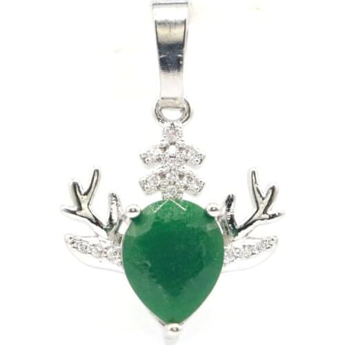 35x18mm New Arrive Flowers Silver Pendant Created Dark London Blue Topaz Hot Pick Dating Party Girls Jewelry