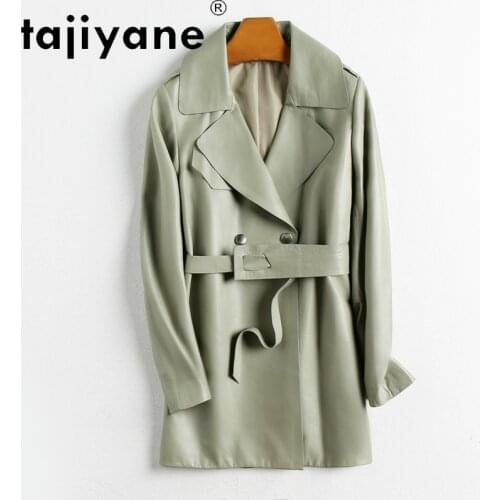 Leather Real 2021 Clothes for Women Ladies Genuine Sheepskin Coats Woman Jacket Slim Korean Style Mujer Chaqueta TN1801