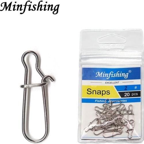 Minfishing 3 Pakcs Nice Clips Fishing Snap stainless steel fishing Pins Coastlock Fishing Hook Connector