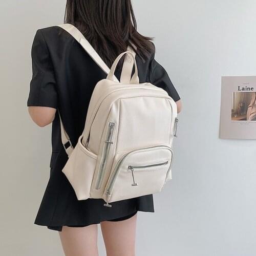 Fashion Women Backpack High Quality pu Leather Backpacks for Teenage Girls Female School Shoulder Bag big capacity Bagpack blue