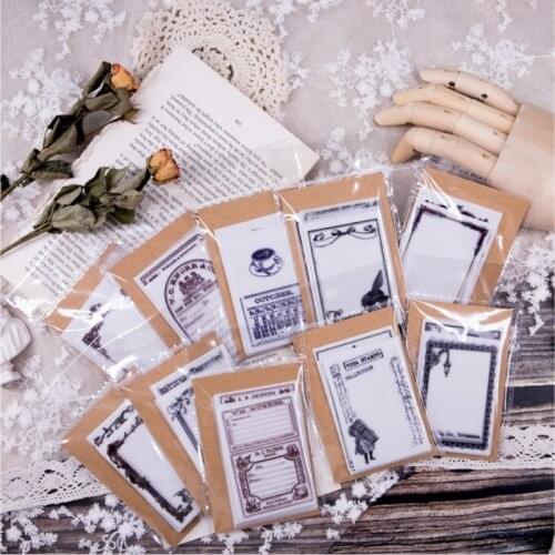45 PCS Vintage Scrapbook Paper Stickers Scrapbook Supplies for Craft Paper Junk Journaling Envelopes Label Stickers