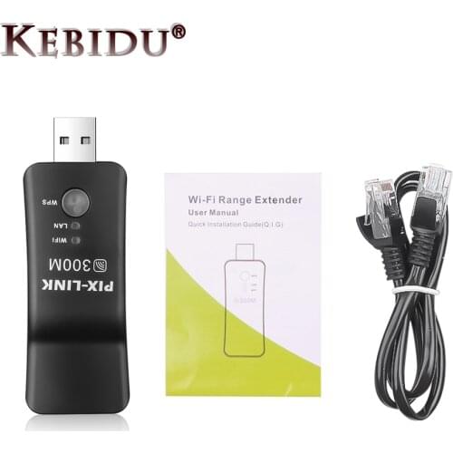 New Mini Wireless 300Mbps TV Network Wifi EP-2911 Adapter WPS Wi-fi Repeater RJ-45 Network Cable for Samsung LG Sony TV