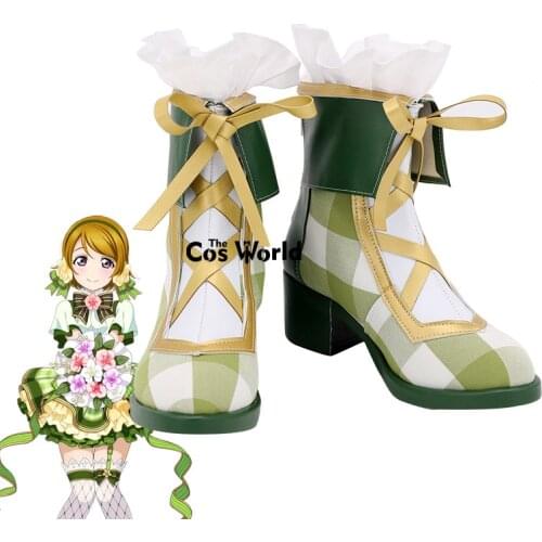 Love Live School Idol Project Bouquet Awaken Hanayo Koizumi Anime Customize Cosplay Shoes Boots