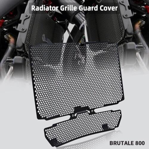 Motorcycle Radiator Grille Protective Guard Cover For MV Agusta Brutale 800 Radiator Oil Cooler Gover 2016 2017 2018 2019 2020