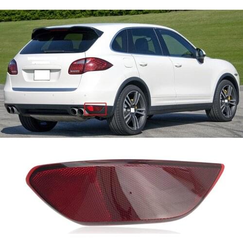 CAPQX For Porsche Cayenne 2011 2012 2013 2014 Rear Bumper Brake light Warning Lamp Reflector Light Tail Fog Light Fog lamp