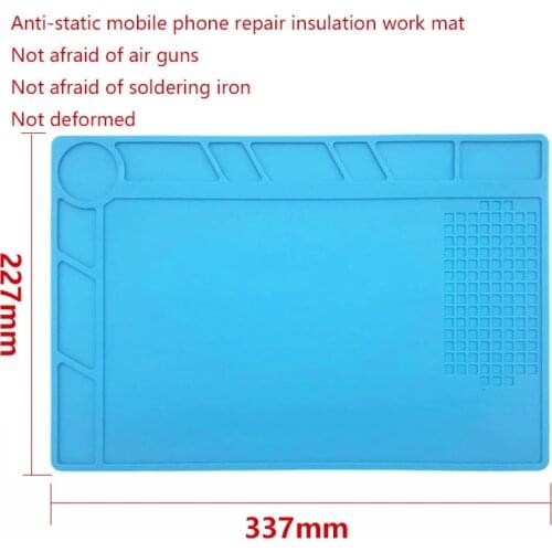 High Temperature Silicone Insulation Pad for BGA Computer Maintenance Platform Soldering Iron Mat