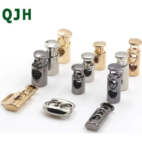 1Pair Metal Spring Deduction Hat CORD LOCK Drawstring Buckle Button Clothing Accessories Accessories Only Rope Deduction Button