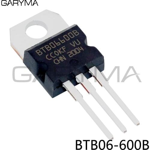 10pcs BTB06-600B BTB06 Thyristor TRIAC TO-220