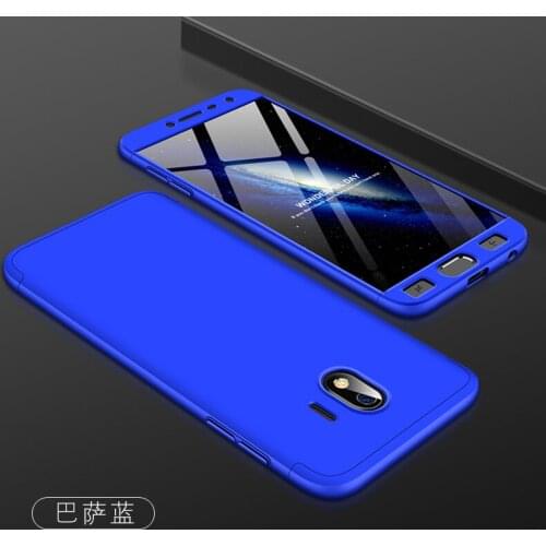 10pcs/lot free shipping Luxury 360 Full PC hard Back Cover For Samsung J6 Prime J6 PLUS J4 Prime J4 PLUS A7 2018