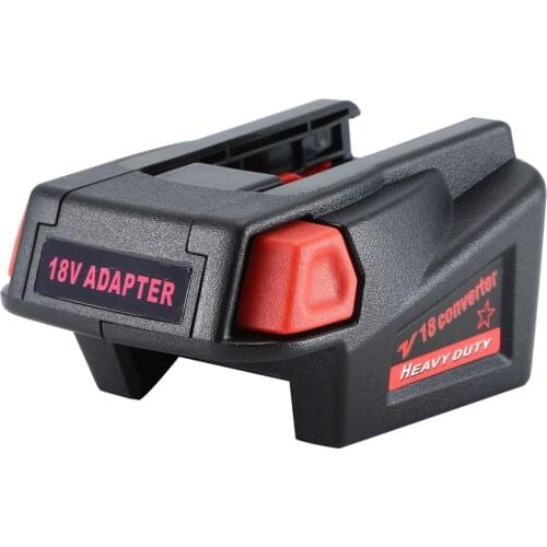 Adapter Converter Plastic Case Charging Protection Circuit Board for Milwaukee M18 18V Li-ion Battery to V18 Battery