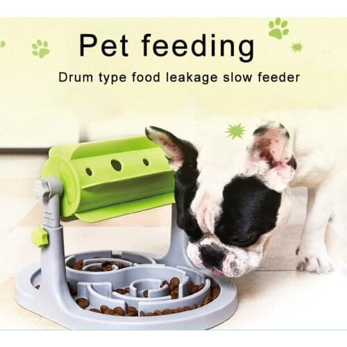 SHUANGMAO Pet Dog Automatic Feeding Food Bowls for Dogs Puppy Slow Down Eating Feeder Cat Bowl Prevent Obesity Dogs Supplies