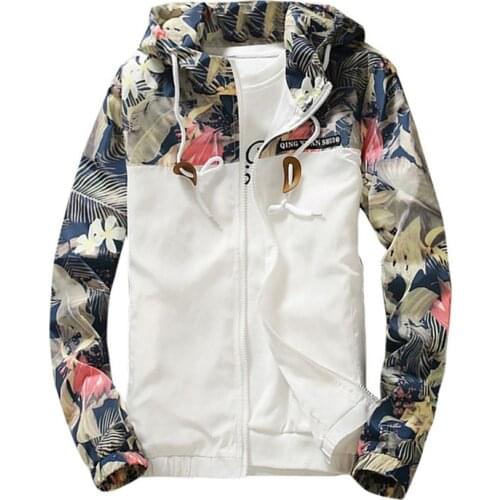 Floral white women jacket winter warm bomber jacket women clothing coat sweater windbreaker