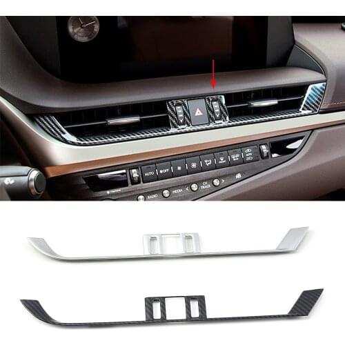 For Lexus ES ES200 ES250 ES300 ES350 2018-2021 Car Central Console Center AC Air Condition Outlet Vent Cover Trim Refit Frame