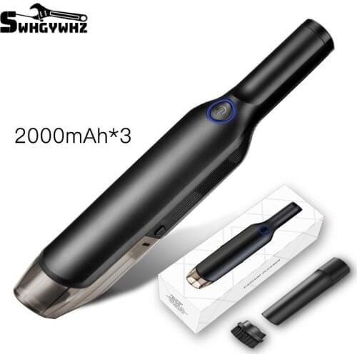 12V Handheld Wireless Vacuum Powerful Cyclone Suction Rechargeable Car Vacuum Cleaner 6650 Wet/Dry Auto for Car Home Pet Hair