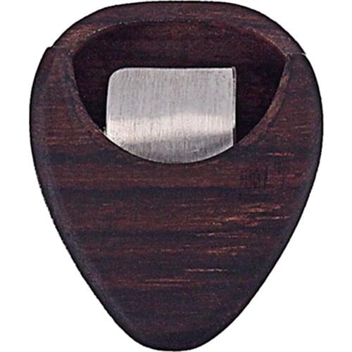 Wooden Guitar Plectrum Picks Box Clip Storage For Pastable Accseeories