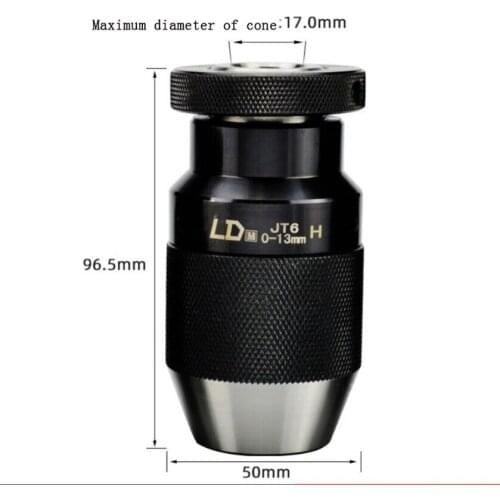 Milling Machine Parts LD High-precision Self-tightening Drill Chuck JR60-13 with C20-JT6