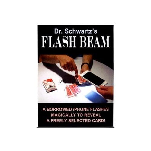 FLASH BEAM by Martin Schwartz (Gimmick+online instruct) ,Card Magic,Illusion,Fun,Magic Tricks,Street Magic,Mentalism,Close up