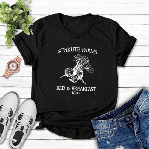 SCHRUTE FARMS Radish Graphic T Shirts Harajuku Summer Clothes for Ladies Casual Street Style Oversized T Shirt Women Ropa Mujer