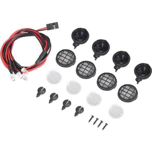 4 LED Black Light Kit with Shade for 1/10 Axial Scx10 RC