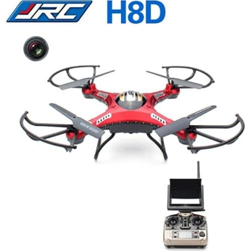 JJRC H8D 2.4Ghz 5.8G FPV RC Quadcopter Drone with 2MP Camera FPV Monitor Display RTF RC helicopter Headless Mode One Key Return