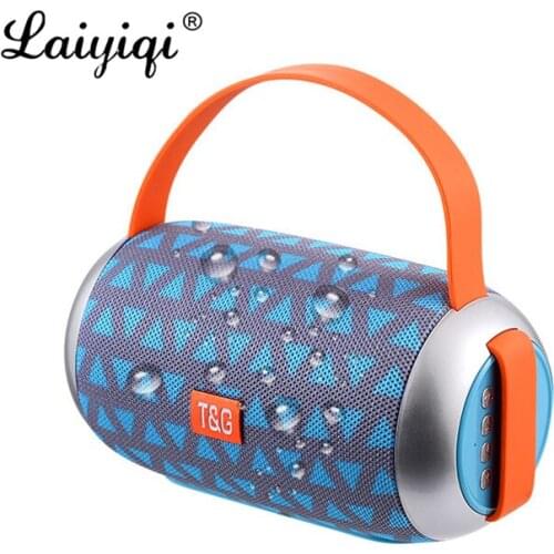 Laiyiqi fabric portable belt subwoofer 3D stereo waterproof Radio FM Bicycle parlante bluetooth portatil altavoz ducha caixa som