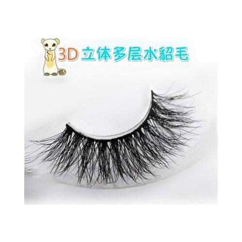 Top sale Makeup Mink Lashes 3D Mink Cross False Eyelashes Longest Lasting Lashes Natural & Lightweight Winged Mink Eyelashes