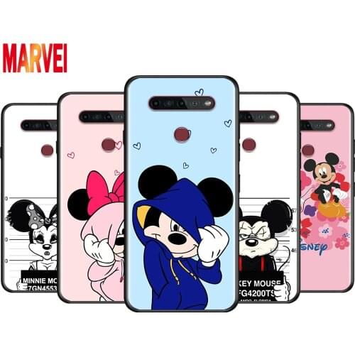 Mickey mouse love For LG K92 K42 K22 K71 K61 K51S K41S K30 K20 2019 Q60 V60 V50 S V40 V30 G8S G8 X ThinQ Soft Phone Case