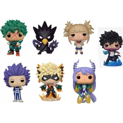 My hero academy Deku 596# Tokomi 607# Toga 610# Dabi 637# Vinyl Action Figures Collection Model Children Toys