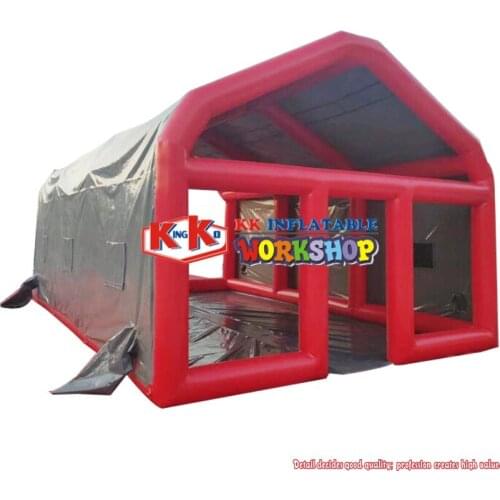 Outdoor Airtight Inflatable Tent Made Of 0.9mm PVC Tarpaulin