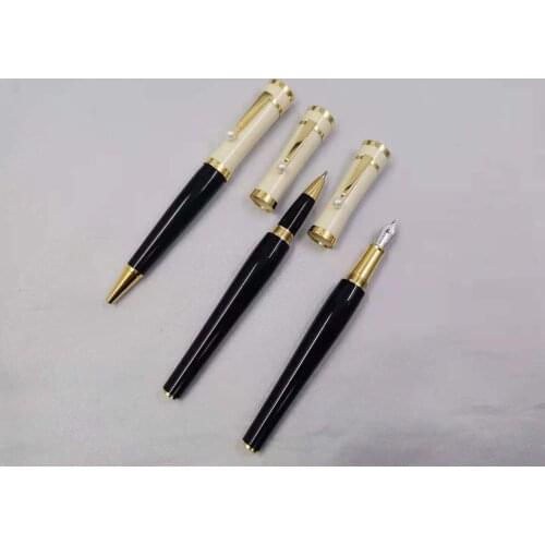 2021 New Luxury Mb pen Monte Edition Greta Garbo Blanc Ink Fountain Business Ballpoint Roller Ball Pens