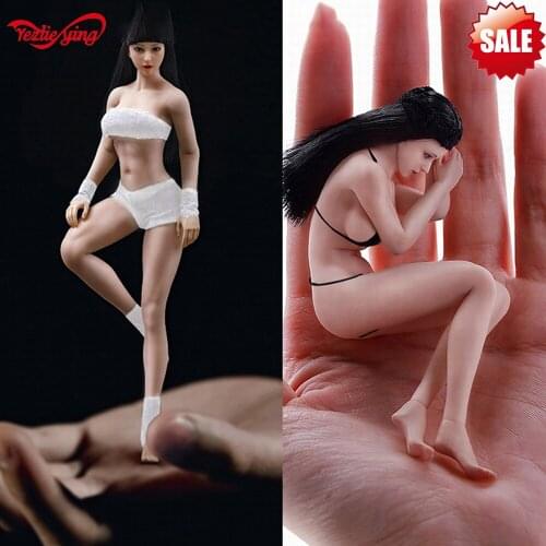 PHICEN TBLeague PHMB2018-T01 A White/B Wheat Skin 1/12th Super Flexible Female Seamless Body for 6 inches DIY Action Figure Doll