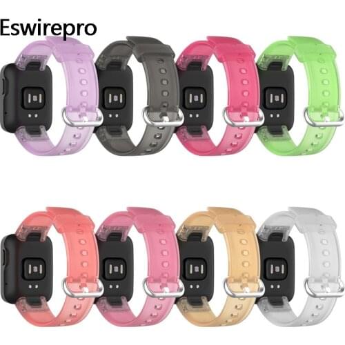 Straps For Xiaomi Mi Watch Lite Wristband Replacement Transparent Colorful Silicone Bracelets For Redmi mi watch Lite correa